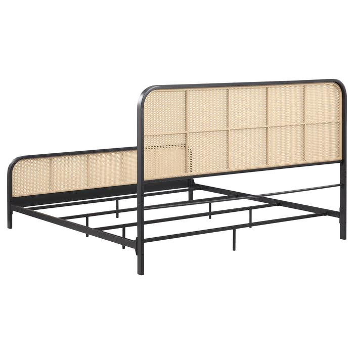 Lanewood Eastern King & Queen Bed Black & White