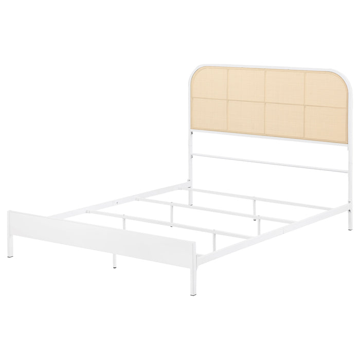 Amherst Eastern King, Queen, Full, & Twin Bed White & Black