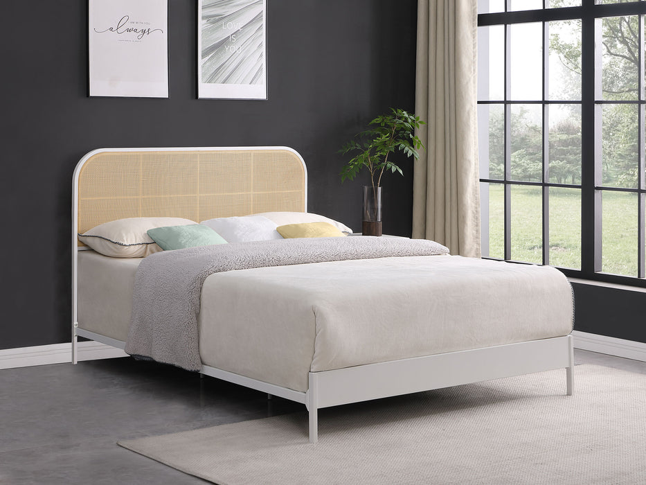Amherst Eastern King, Queen, Full, & Twin Bed White & Black