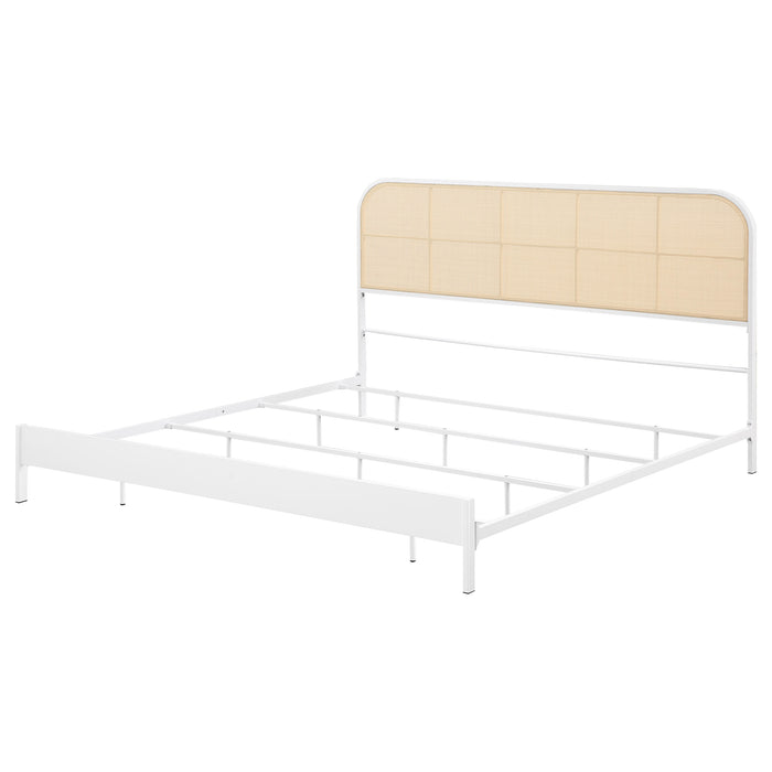 Amherst Eastern King, Queen, Full, & Twin Bed White & Black