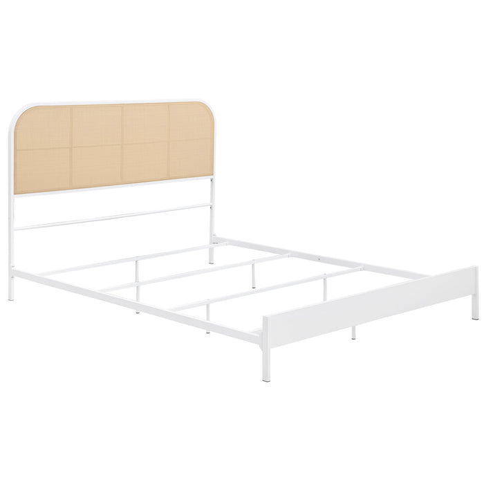 Amherst Eastern King, Queen, Full, & Twin Bed White & Black