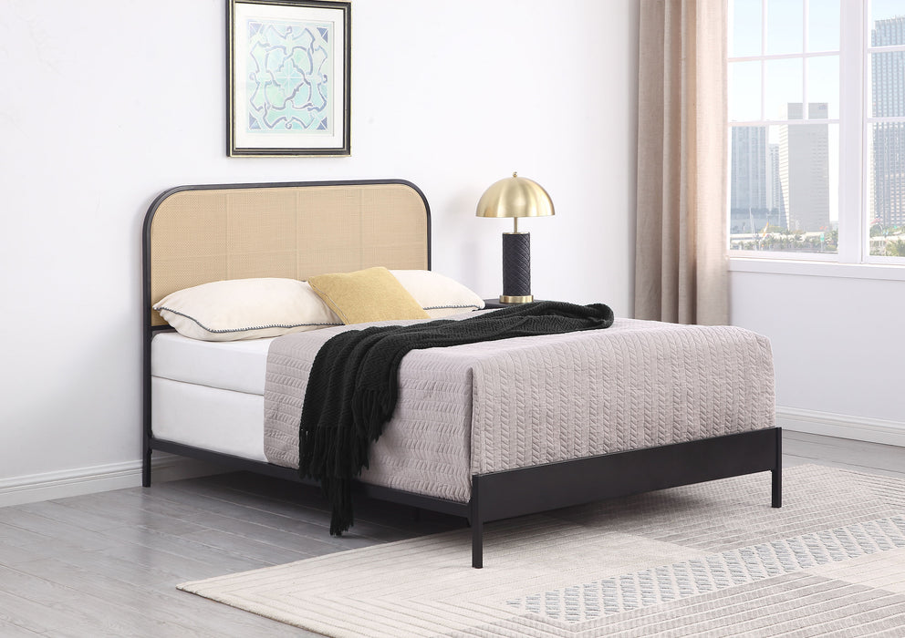 Amherst Eastern King, Queen, Full, & Twin Bed White & Black