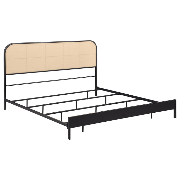 Amherst Eastern King, Queen, Full, & Twin Bed White & Black