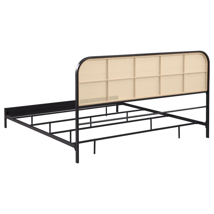 Amherst Eastern King, Queen, Full, & Twin Bed White & Black