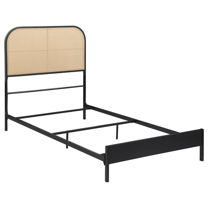 Amherst Eastern King, Queen, Full, & Twin Bed White & Black