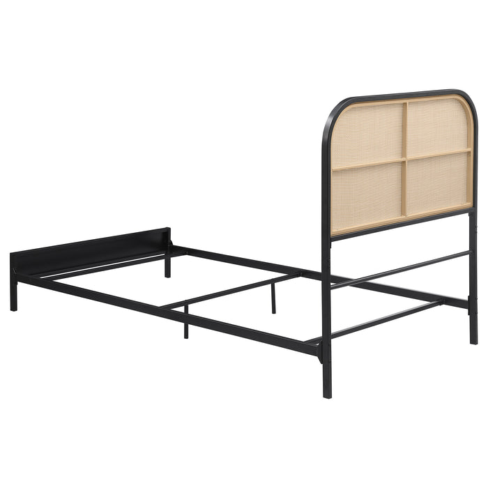 Amherst Eastern King, Queen, Full, & Twin Bed White & Black