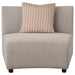 Fayette Upholstered Armless Chair Greige - Jax Mattress (Jacksonville, FL)