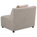 Fayette Upholstered Armless Chair Greige - Jax Mattress (Jacksonville, FL)