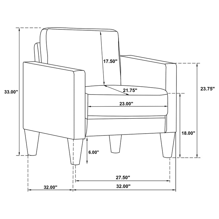 Ruth Accent Chair - Jax Mattress (Jacksonville, FL)