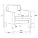 Ruth Accent Chair - Jax Mattress (Jacksonville, FL)