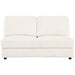 Emberson Upholstered Armless Loveseat Ivory - Jax Mattress (Jacksonville, FL)