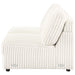 Emberson Upholstered Armless Loveseat Ivory - Jax Mattress (Jacksonville, FL)