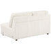 Emberson Upholstered Armless Loveseat Ivory - Jax Mattress (Jacksonville, FL)