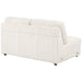Emberson Upholstered Armless Loveseat Ivory - Jax Mattress (Jacksonville, FL)