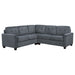 Georgina 5 Pc Stationary Sectionals Grey - Jax Mattress (Jacksonville, FL)