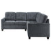 Georgina 5 Pc Stationary Sectionals Grey - Jax Mattress (Jacksonville, FL)