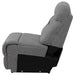 Higgins Upholstered Armless Chair Grey - Jax Mattress (Jacksonville, FL)