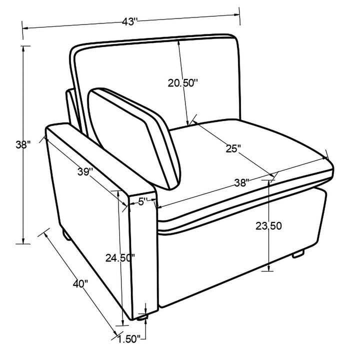 Collins Power Recliner Sectionals - Jax Mattress (Jacksonville, FL)