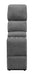 Bahrain Upholstered Console Charcoal - Jax Mattress (Jacksonville, FL)