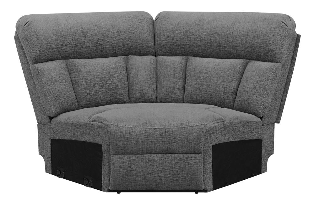 Bahrain Upholstered Wedge Charcoal - Jax Mattress (Jacksonville, FL)