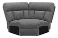 Bahrain Upholstered Wedge Charcoal - Jax Mattress (Jacksonville, FL)