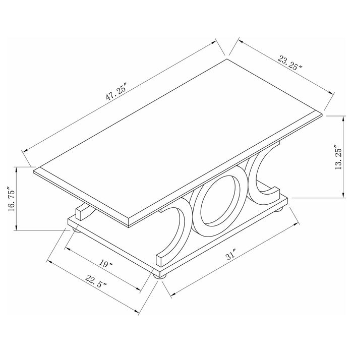 Shelly Coffee Table Sets - Jax Mattress (Jacksonville, FL)