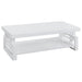 Schmitt Rectangular Coffee Table High Glossy White - Jax Mattress (Jacksonville, FL)