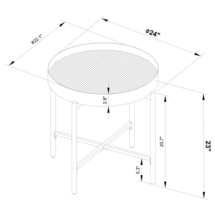 Ozella End Side Tables - Jax Mattress (Jacksonville, FL)