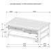 Concord Coffee Table - Jax Mattress (Jacksonville, FL)