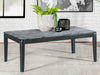 Mozzi Rectangular Coffee Table Faux Grey Marble and Black - Jax Mattress (Jacksonville, FL)