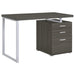 Brennan 3-drawer Office Desk Weathered Grey - Jax Mattress (Jacksonville, FL)