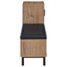 Teller 1-door Entryway Shoe Storage Cabinet Natural Oak - Jax Mattress (Jacksonville, FL)