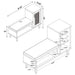Teller 1-door Entryway Shoe Storage Cabinet Natural Oak - Jax Mattress (Jacksonville, FL)