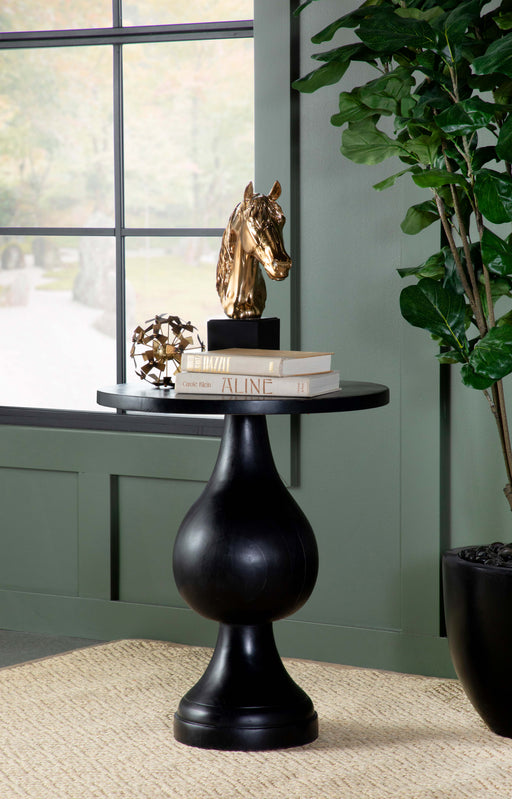 Dianella Round Pedestal Accent Table - Jax Mattress (Jacksonville, FL)