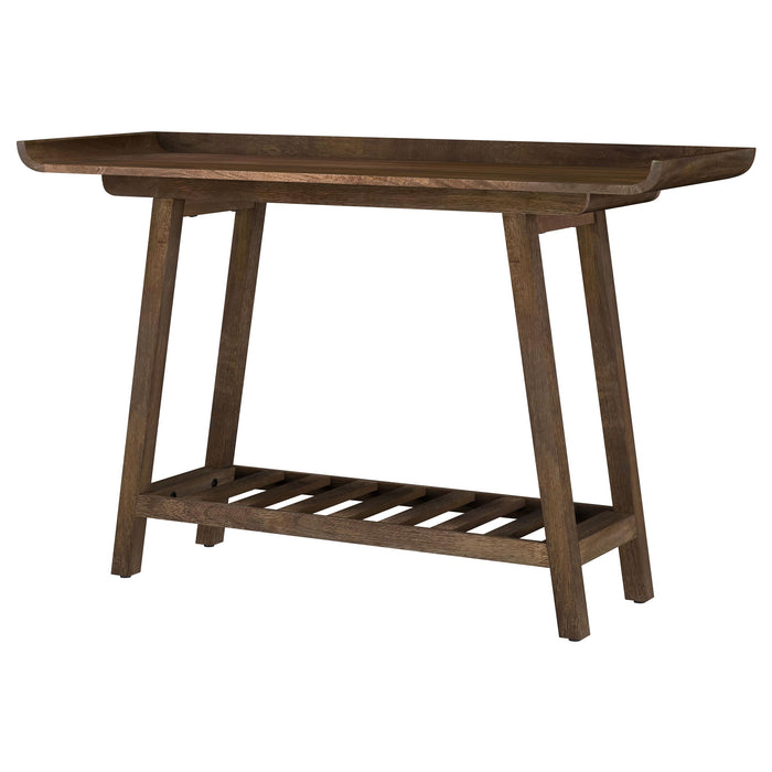 Ornelas 46-inch Console Table with Slatted Shelf Mango Brown - Jax Mattress (Jacksonville, FL)