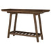 Ornelas 46-inch Console Table with Slatted Shelf Mango Brown - Jax Mattress (Jacksonville, FL)