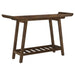Ornelas 46-inch Console Table with Slatted Shelf Mango Brown - Jax Mattress (Jacksonville, FL)