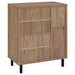 Teller 2-door Shoe Storage Cabinet Natural Oak - Jax Mattress (Jacksonville, FL)