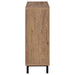 Teller 2-door Shoe Storage Cabinet Natural Oak - Jax Mattress (Jacksonville, FL)