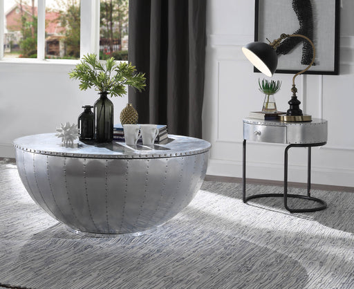 Brancaster Aluminum Coffee Table - Jax Mattress (Jacksonville, FL)