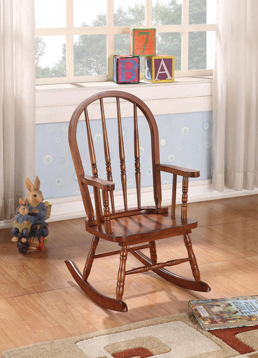 Kloris Tobacco Youth Rocking Chair - Jax Mattress (Jacksonville, FL)