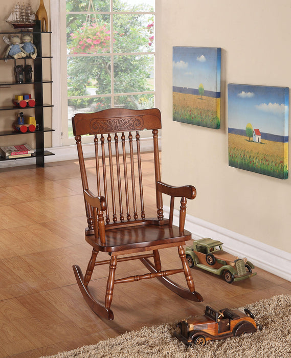 Kloris Tobacco Youth Rocking Chair - Jax Mattress (Jacksonville, FL)