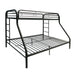 Tritan Black Bunk Bed (Twin XL/Queen) - Jax Mattress (Jacksonville, FL)