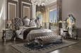 Versailles Velvet & Antique Platinum Queen Bed - Jax Mattress (Jacksonville, FL)