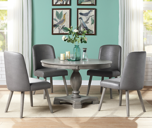 Waylon Gray Oak Dining Table - Jax Mattress (Jacksonville, FL)