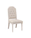 Wynsor Fabric & Antique Champagne Side Chair - Jax Mattress (Jacksonville, FL)