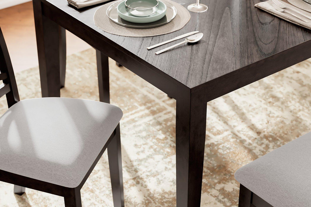 Langwest Dining Table and 4 Chairs and Bench (Set of 6) - Jax Mattress (Jacksonville, FL)