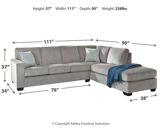 Altari 2-Piece Sectional with Chaise HOT BUY Online - Jax Mattress (Jacksonville, FL)