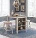 Skempton Counter Height Dining Table and Bar Stools (Set of 3) - Jax Mattress (Jacksonville, FL)