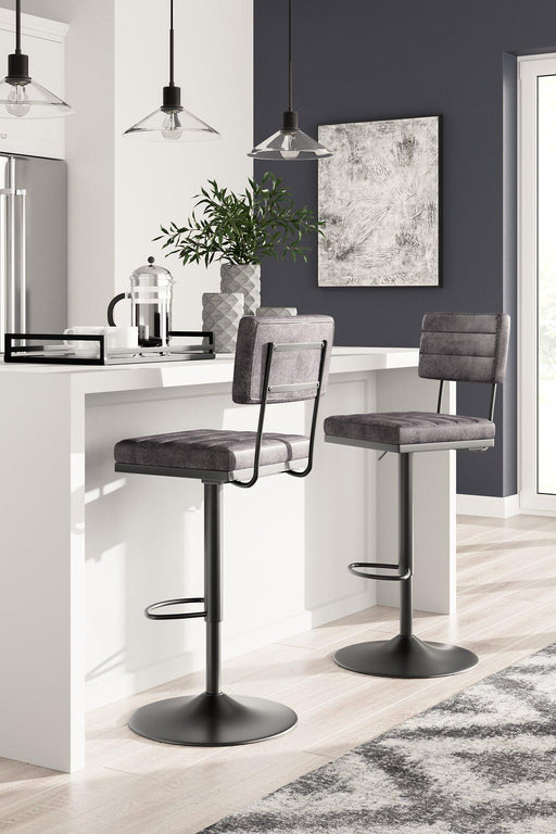 Strumford Bar Height Bar Stool - Jax Mattress (Jacksonville, FL)